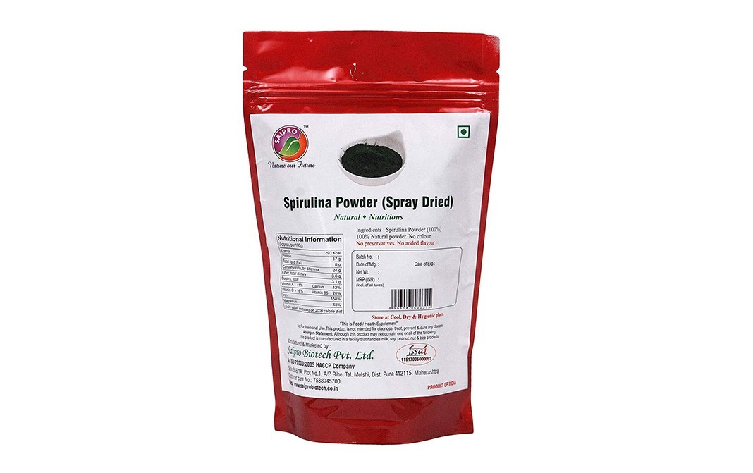 Saipro Spirulina Powder    Pack  200 grams
